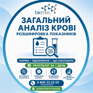 Загальний аналіз крові: розшифровка показників норми та відхилень