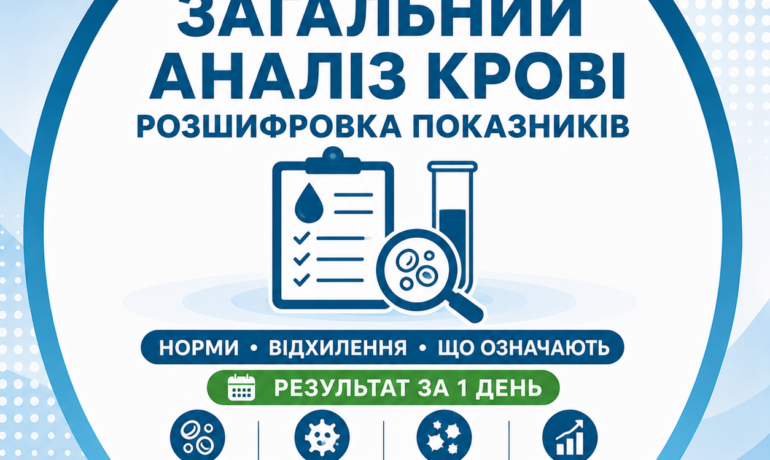 Загальний аналіз крові розшифровка
