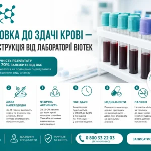 Підготовка до здачі крові