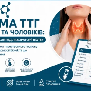Норма ТТГ у жінок та чоловіків за віком